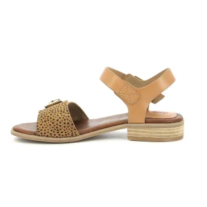 Kickers nu pieds sandales bucidi camel