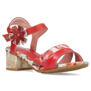 Laura vita nu pieds sandales hucbio 30 rouge