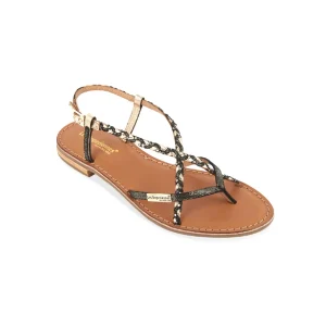 Les tropeziennes nu pieds sandales monatres noir