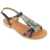 Les tropeziennes nu pieds sandales belie marine