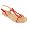 Les tropeziennes nu pieds sandales habuc corail