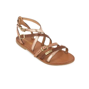Les tropeziennes nu pieds sandales bukel marron multicouleurs