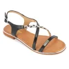 Les tropeziennes nu pieds sandales horsou noir