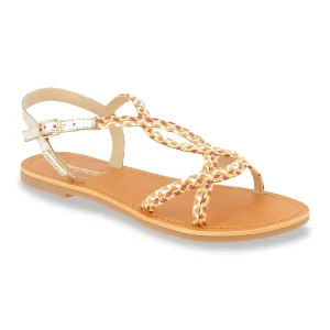 Les tropeziennes nu pieds sandales cimona jaune
