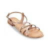 Les tropeziennes nu pieds sandales harry beige multicouleurs
