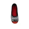 Maison de l espadrille chaussons ballerine chat rouge