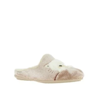 Maison de l espadrille chaussons mule chat rose