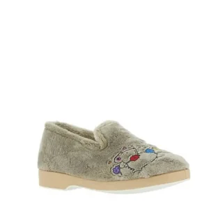 Maison de l espadrille chaussons 7665 6 taupe