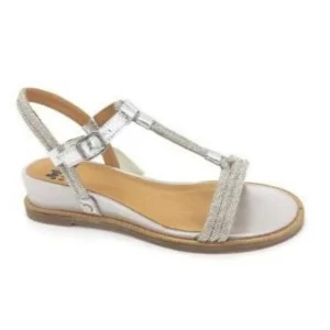 Mamzelle nu pieds sandales olgi acier