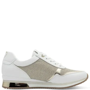 Marco tozzi baskets 23713 blanc or