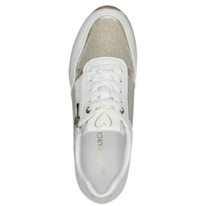Marco tozzi baskets 23713 blanc or