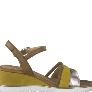 Marco tozzi nu pieds sandales 28724 20 jaune