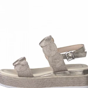 Marco tozzi nu pieds sandales 28760 rose