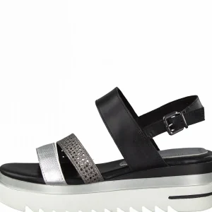 Marco tozzi nu pieds sandales 2872726 noir