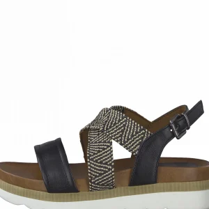 Marco tozzi nu pieds sandales 28401 noir
