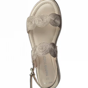 Marco tozzi nu pieds sandales 28760 rose