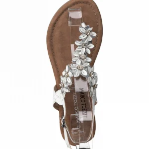 Marco tozzi nu pieds sandales 2814826 blanc
