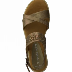 Marco tozzi nu pieds sandales 2860026 marron