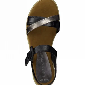 Marco tozzi nu pieds sandales 2860726 noir