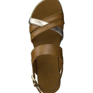 Marco tozzi nu pieds sandales 28410 20 cognac