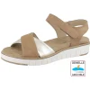 Mediloi nu pieds sandales romy 42 camel