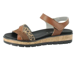 Mediloi nu pieds sandales ml mia.19 marron