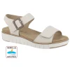 Mediloi nu pieds sandales romi 46 ecru