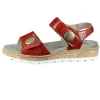 Mediloi nu pieds sandales ml mia.19 rouge