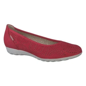 Mephisto ballerines elsie perf rouge