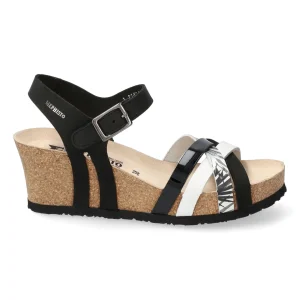 Mephisto nu pieds sandales lanny noir