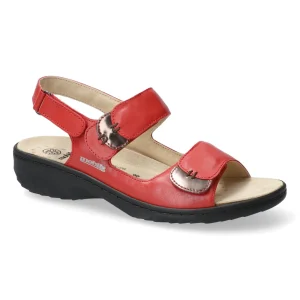 Mobils ergonomic mephisto nu pieds sandales getha rouge