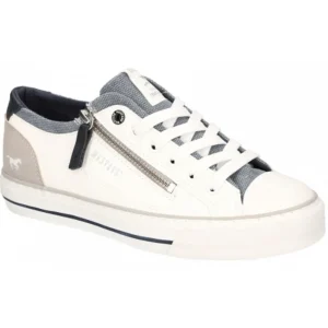 Mustang baskets 1272310 blanc bleu