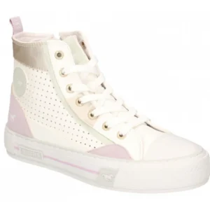 Mustang baskets 1457502 blanc violet