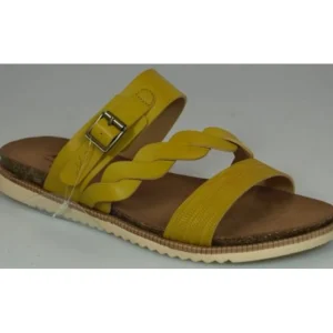 Mustang nu pieds sandales 1392701 jaune