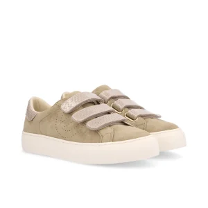 No name baskets arcade straps perfos beige