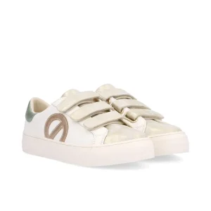 No name baskets arcade straps side blanc multicouleurs