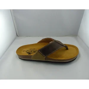 Plakton nu pieds et sandales borneo marron