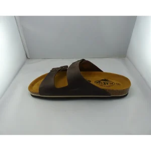 Plakton nu pieds et sandales barna marron