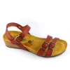 Plakton nu pieds sandales novela marron
