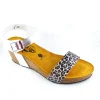 Plakton nu pieds sandales brissa argent