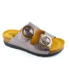 Plakton nu pieds sandales memory bronze