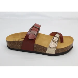 Plakton nu pieds sandales cp bombay argent