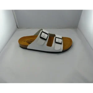 Plakton nu pieds sandales beta blanc