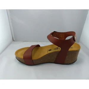 Plakton nu pieds sandales so kiss marron