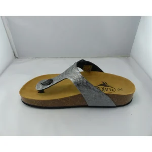 Plakton nu pieds sandales cp bolero argent