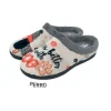Pluma flex chaussons r12281 perro blanc multicouleurs