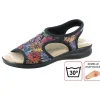 Polyflex nu pieds sandales po 8030 17 noir