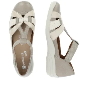 Remonte ballerines r7601 beige or
