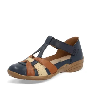 Remonte ballerines r7601 marine multicouleurs
