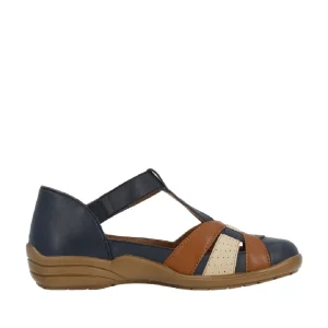 Remonte ballerines r7601 marine multicouleurs